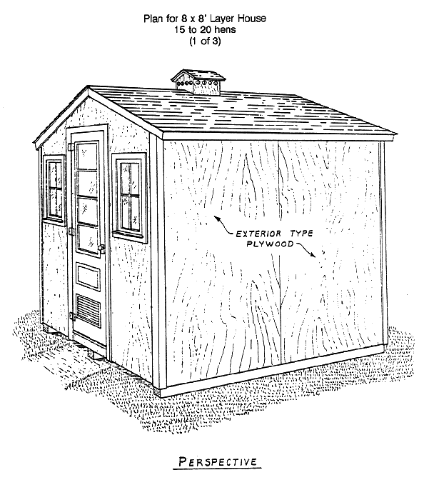 Free Small Chicken House Plan