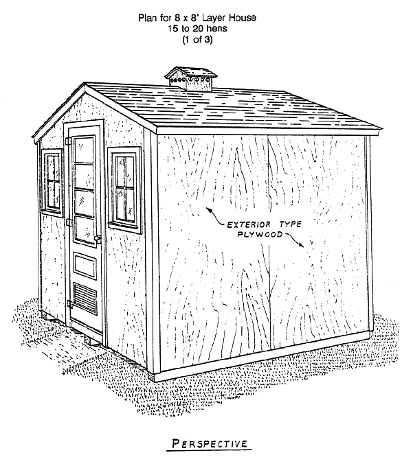 chicken coop plans. Small scale poultry coops seem